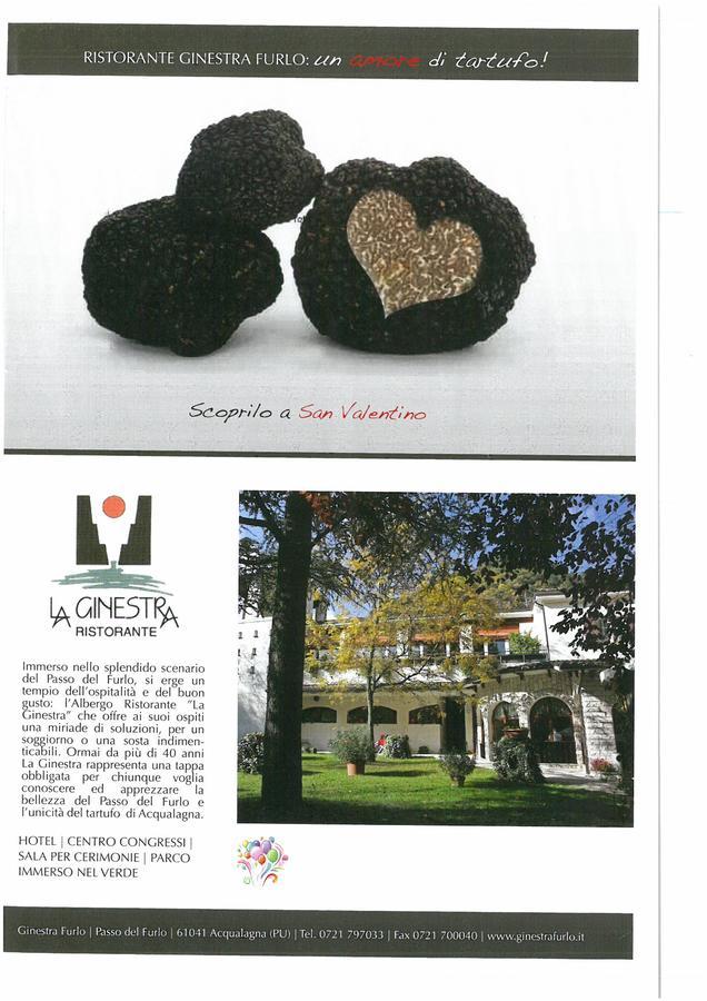 Hotel La Ginestra Acqualagna Exterior foto